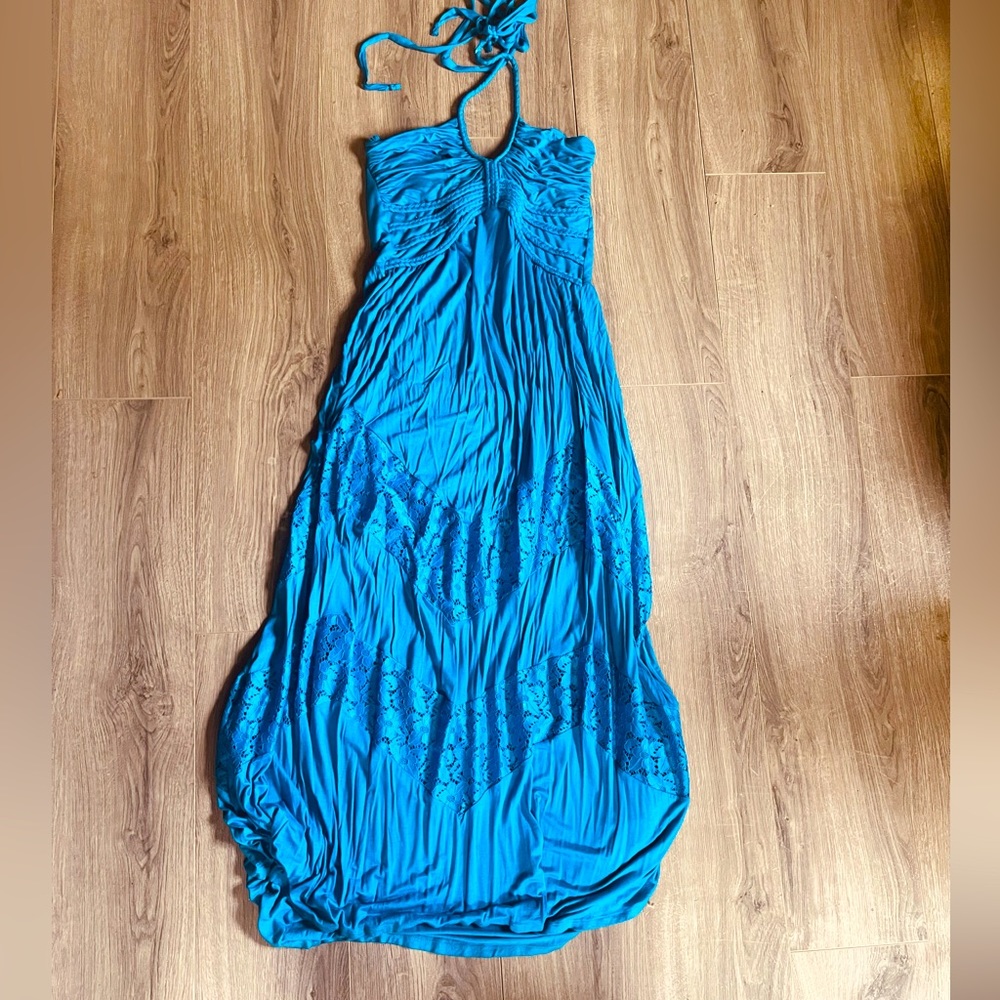 🩵🌊 Aqua Blue Bohemian Dress 🌊🩵